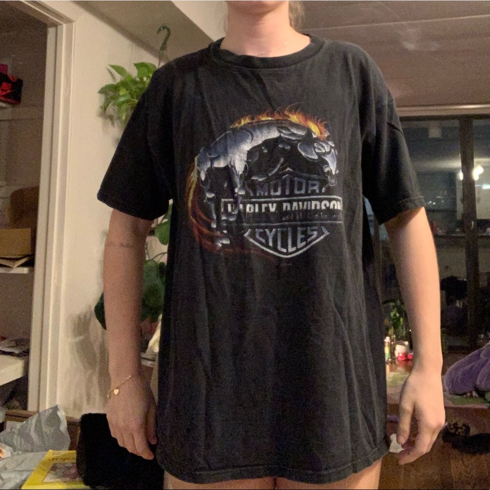 Harley Davidson oversized graphic tee